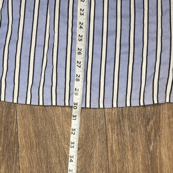 Zara A-Line Skirt in Blue and White Stripes Women’s XS - Picture 7 of 12